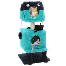  Macskafa torony, négy réteg, tartós faépítés, AMT0277BU-M macskabútor