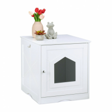 Macskatoalett fehér 52x48x53 cm 10041295 macskatoalett