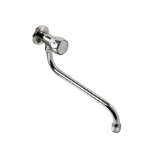 MAD-2423 BALLETTO mosdó csaptelep hidegvízhez, kerámia szelep, króm, 25cm hosszú csőr csaptelep