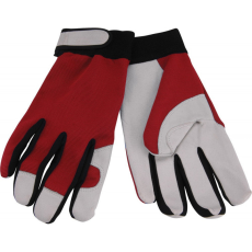 MAD-645 EXTOL PREMIUM kesztyű munkához; kombinált, sertésbőr tenyérrész,/ SPANDEX kézhát, méret: 10`