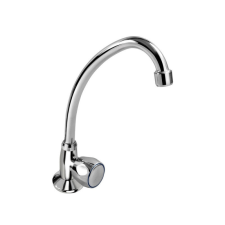 MAD-729 BALLETTO mosdó csaptelep hidegvízhez, kerámia szelep, króm, 22cm hosszú csőr csaptelep