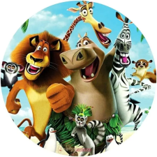  Madagaszkár témájú tortaostya,ostyalap sütés és főzés