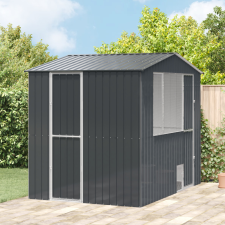  Madárkalitka Antracit 310x215x247 cm Acél madár kalitka