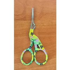 Madárolló, sárga-zöld virágos - 9,7cm rövidáru