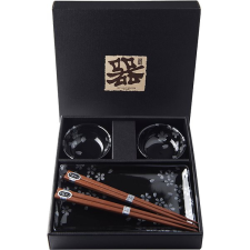 MADE IN JAPAN Sushi set Black Sakura 6 db konyhai eszköz