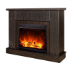  Madeira Wenge &amp; Lorance elektromos kandalló, Art Flame, 850x1100x270 mm, 1500 W, 3 lángszín, 2 fűtési fokozat, 5 lángintenzitási fokozat