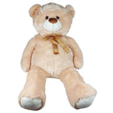 Madej Mascot Plush Teddy Bear with a bow 100 cm beige plüssfigura