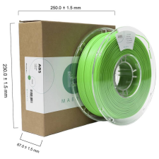 Maertz ABS nyomtatószál 1.75mm, 1kg zöld (PMMA-1010-005) (PMMA-1010-005) nyomtató kellék