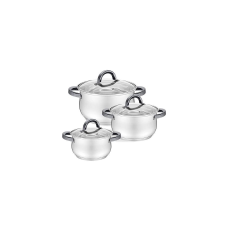 Maestro MR-3522-6M-BLACK 6 piece pot set edény