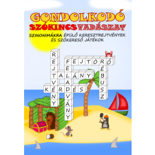 Magánkiadás Gondolkodó - Szókincsvadászat - Szinonimákra épülő keresztrejtvények és szókereső játékok gyermek- és ifjúsági könyv