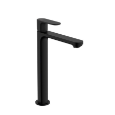  Magas mosdó csaptelep Hansgrohe Rebris S leeresztőszeleppel matt fekete 72580670 csaptelep