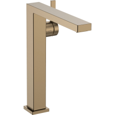 Magas mosdó csaptelep Hansgrohe Tecturis E clic-clac rendszerrel csiszolt bronz 73070140 csaptelep