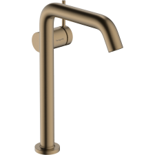 Magas mosdó csaptelep Hansgrohe Tecturis S clic-clac rendszerrel csiszolt bronz 73370140 csaptelep