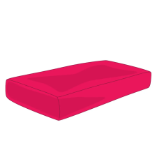  Magenta Komfort Babzsák Ágy Huzat lakástextília
