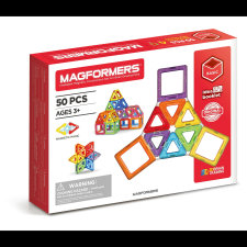 Magformers Alapok 50 darabos mágneses építőjáték készlet (005-701006) kreatív és készségfejlesztő