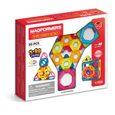Magformers Challenger 30 darabos Mágneses Építőjáték (005-715020) kreatív és készségfejlesztő