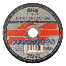 MAGG SPEED Vágókorong fémhez 150x2,0x22,2mm MAGG SPEED (RKQS15020220) csiszolókorong és vágókorong