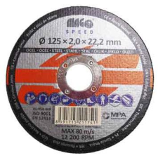  MAGG SPEED Vágótárcsa fémhez, 125×2,0×22 mm (RKQS12520220) barkácsgép tartozék