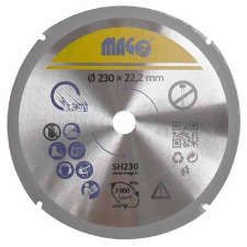 Magg Vágókorong fához 230mm (SH230) csiszolókorong és vágókorong
