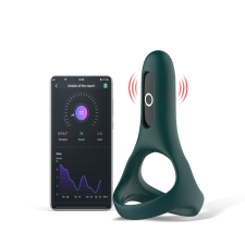 Magic Motion Rise - okos, akkus vibrációs péniszgyűrű (zöld) péniszgyűrű