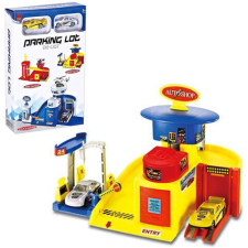 Magic Toys Autószerelő állomás versenyautókkal autópálya és játékautó