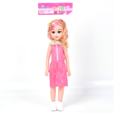 Magic Toys Baba pink színű ruhában 46cm-es méretben baba