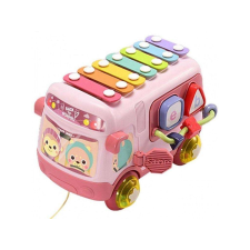 Magic Toys Baby busz multifunkciós fejlesztő játék, több színben készségfejlesztő