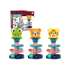 Magic Toys Ball Tower: Vidám állatos golyópálya többféle változatban 45x22cm 1db barkácsolás, építés