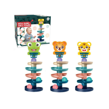 Magic Toys Ball Tower: Vidám állatos golyópálya többféle változatban 68x22cm 1db barkácsolás, építés