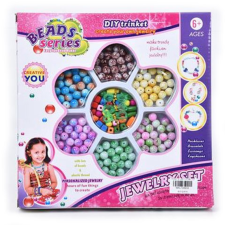 Magic Toys Beads Series ékszerkészítő szett gyöngyökkel kreatív és készségfejlesztő