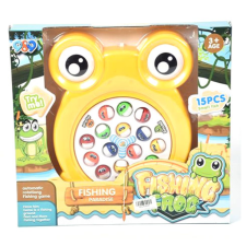 Magic Toys Békás elektromos horgász játék 15db-os kreatív és készségfejlesztő