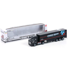 Magic Toys Cargo Truck fekete áruszállító kamion 30cm autópálya és játékautó