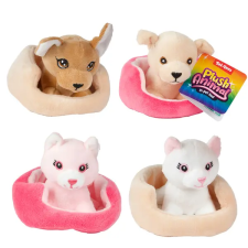 Magic Toys Cuki plüss állatok fekhellyel többféle változatban 1db plüssfigura