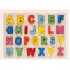 Magic Toys Fa ABC betűi színes formaillesztő puzzle