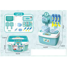 Magic Toys Fogorvosi készlet hordozható tárolódobozban 14db-os szett orvosos játék
