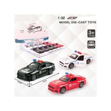 Magic Toys Ford Mustang rendőrségi hátrahúzható fém autómodell több változatban 1/32 barkácsolás, építés