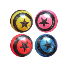 Magic Toys Gumilabda nagy csillagos mintával 23cm-es többféle változatban kreatív és készségfejlesztő