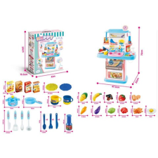 Magic Toys Happy Kitchen játékkonyha kiegészítőkkel 72×22×47,5 cm konyhakészlet