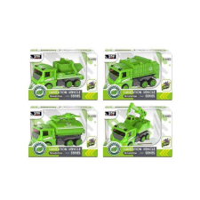 Magic Toys Kamion munkagépek zöld színben többféle változatban autópálya és játékautó