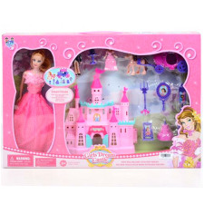 Magic Toys Kastély játékszett babával baba