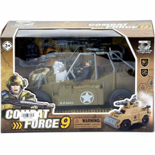 Magic Toys Katonai harci jármű katona figurával autópálya és játékautó