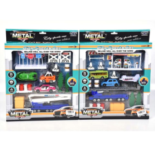 Magic Toys Közlekedési játék szett járművekkel és kiegészítőkkel többféle változatban autópálya és játékautó