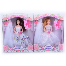 Magic Toys Menyasszony baba kétféle változatban 28cm 1db baba