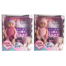 Magic Toys Pisilő baba színezhető felsővel és kiegészítőkkel kétféle változatban baba