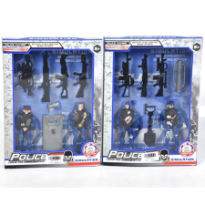 Magic Toys Police rendőr páros játékszett kiegészítőkkel kétféle változatban autópálya és játékautó