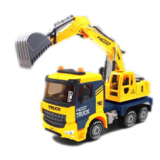 Magic Toys Power Truck markolódarus teherautó fénnyel és hanggal 40cm autópálya és játékautó