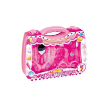 Magic Toys Pretty Girl pink szépségszett hordozható bőröndben szemüveggel és kiegészítőkkel szépségszalon