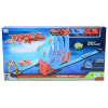 Magic Toys Racing Track 32db-os versenypálya szett csigahurokkal és 2db hátrahúzható autóval 1/64