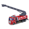 Magic Toys RC távirányítós tűzoltóautó emelőkosaras daruval 1/48 27MHz
