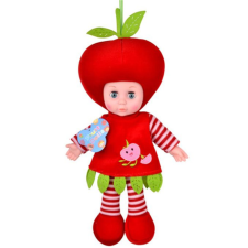 Magic Toys Rongytestű baba alma jelmezben 36cm-es baba